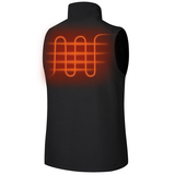 Men's Heated Vest Soft Shell Fabric (S-XXL)